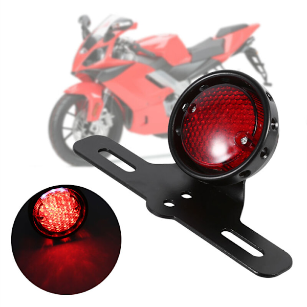 Moottoripyörän LED-retro punainen takavalo jarruvalo Hondalle/Yamaha