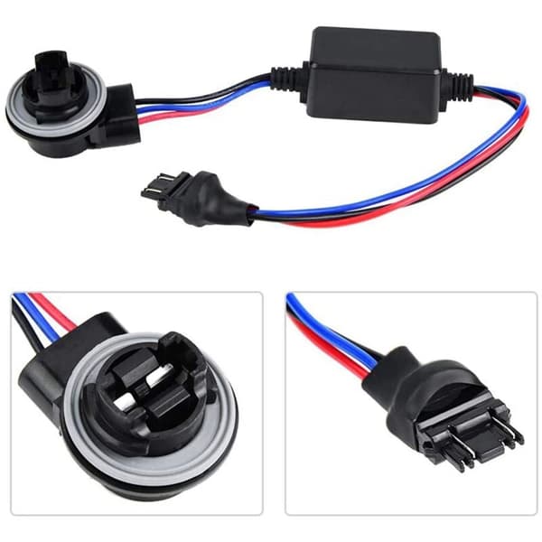 2 stk. 3157 3157-B LED-forlygtedekodermodstand ledningsnet anti-flimmer bremselysfejl