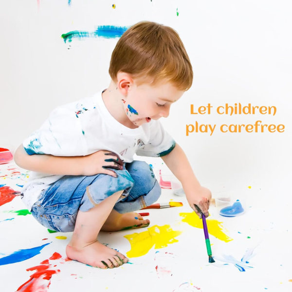 32 st Barn målarpenslar Set, EVA Sponge DIY Learning Målarpenslar, säkra och giftfria ritverktyg för barn, barn