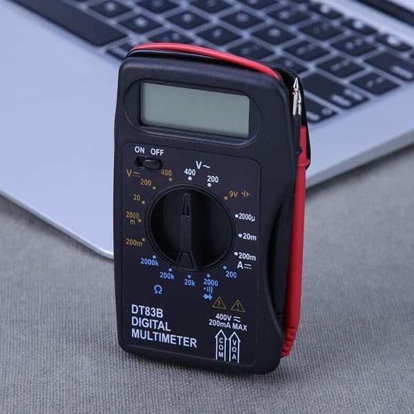 DT83B Fickmultimeter Ammeter Voltmeter Resistans DC/AC Ohm Spänning Multimeter Testare Elektriska Instrument