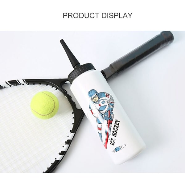 1000 ml ishockeyflaska bärbar stor kapacitet fotboll lacrosse flaska design sportflaska A