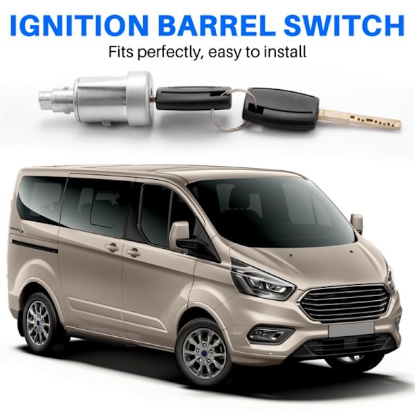 Tændingslås med 2 nøgler 1926227 til Transit MK8 2014-2019 Custom Tourneo Custom 2012-2019