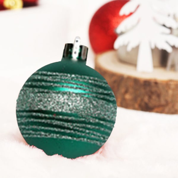 41-pack Mini Juldekorationer Julgranspynt Glitter Glimmande Julgranspynt