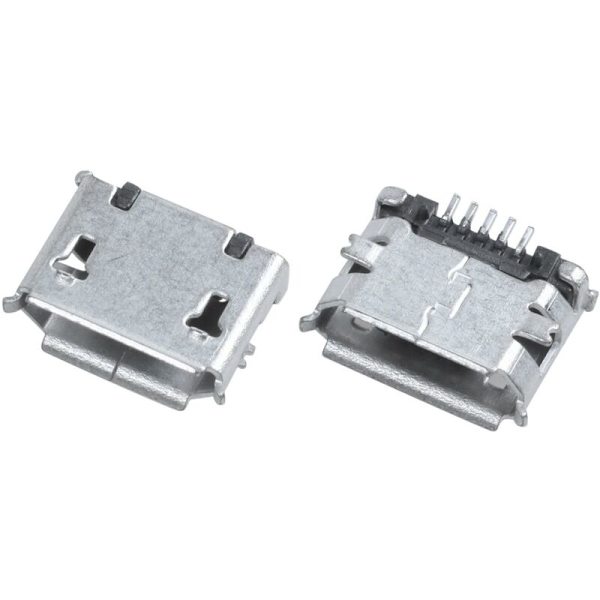 20 st DIY USB 5-stifts SMD-kontakt glasyta