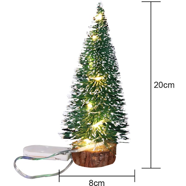 Juletrær, Dekorativt tre, Tri-Color LED-belysning