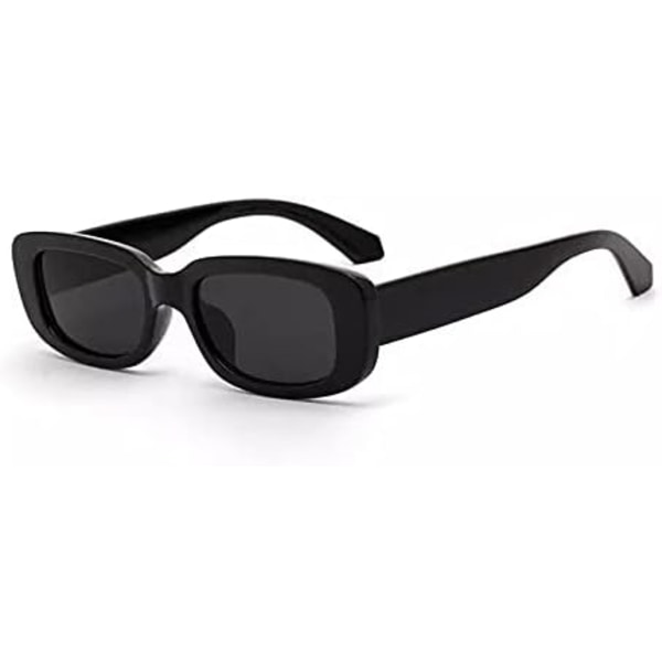 Fashion Retro Y2k rektangulære solbriller Solbriller Solbriller Retro Kvinder