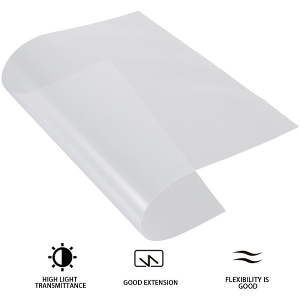 8 stk. 140x200 mm SLA/LCD FEP-film med en tykkelse på 0,15-0,2 mm til Photon Resin DLP 3D-printer