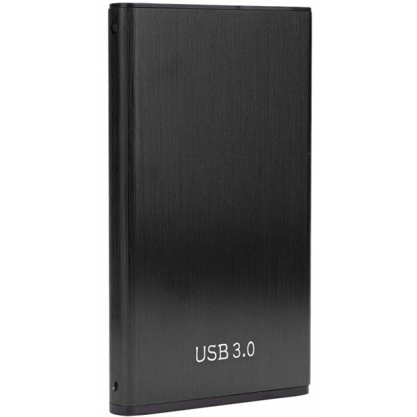 USB3.0 Aluminium Storage 2,5" HDD för PC, Xbox One, Desktop, Laptop, Chromebook, Xbox 360.A (2TB, Black)