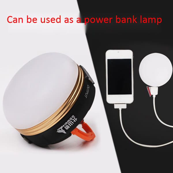 Mini Camping Lys 30 LED Multifunksjonell Lading Camping med Magnet USB Laderkabel for Camping