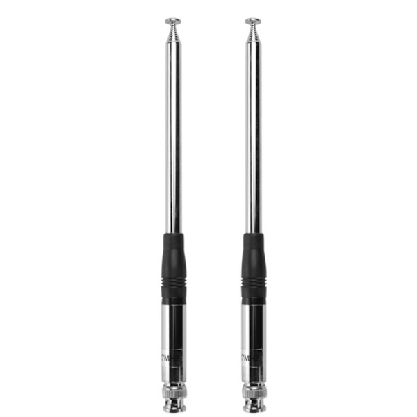 2X 27Mhz Antenne 9 Tommer 51 HT Teleskopisk/Stang Antenner for CB Radio ûrConnector BNC