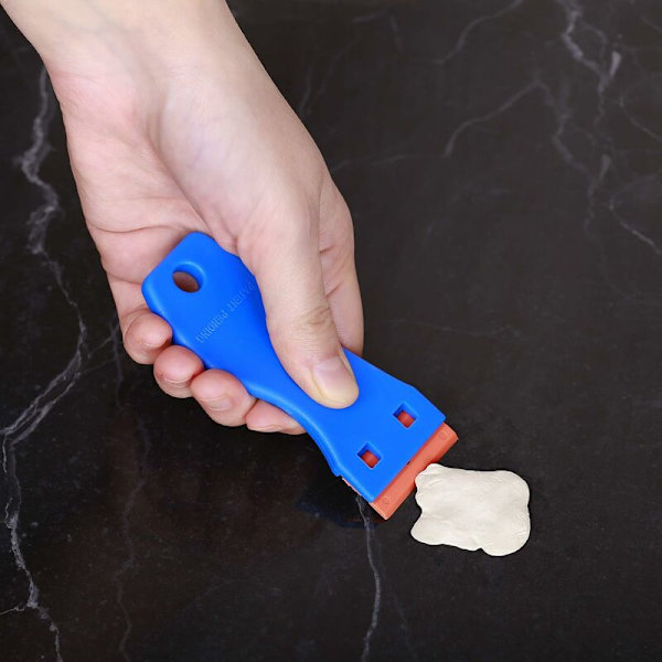 Plastskraber Glasskrabber Vitrokeramisk IKKE RIDSER OVERFLADEN Meget Modstandsdygtig Skraber Skraberblad med 10 stk. Plastskraberblade