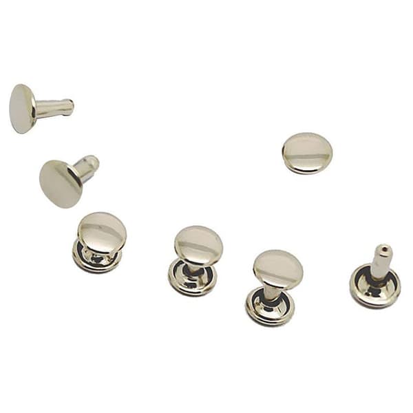 100 stk. DIY Nitte Nitte Metal Nitte Spids - Sølv