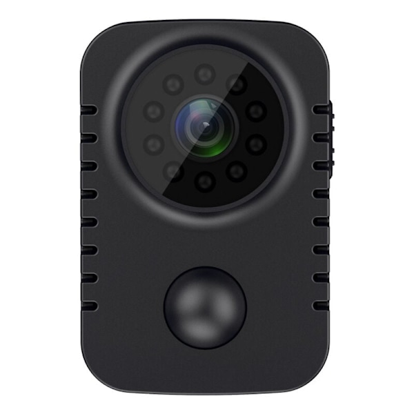 MD29 Mini 1080P HD-kamera, vidvinkel infraröd bärbar kamera, PIR infraröd kamera för förstapersonsperspektiv