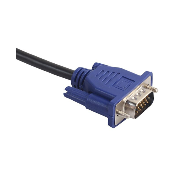 10M VGA-kabel hane till hane 3+6 HD 15PIN för CRT LCD-projektor PC bärbar datorskärmkabel