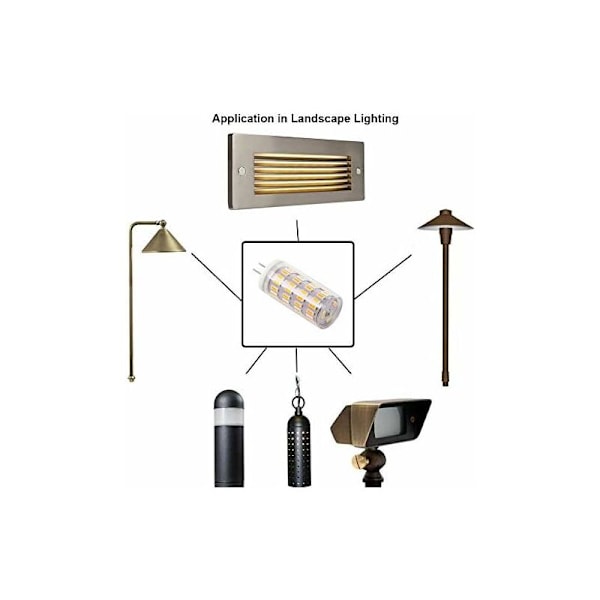G4 Led 12v 4w Lyspære, AC/DC 12V Belysningslamper Ækvivalent til 30W Halogen, 400LM, Varmt Hvidt 3000K, Ikke-dimbar, Udskiftning til Emhætte og