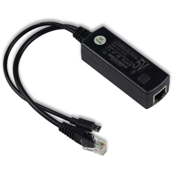 5X Standard POE Strömförsörjningsmoduldelare 48V A 5V2.4A USB-gränssnitt