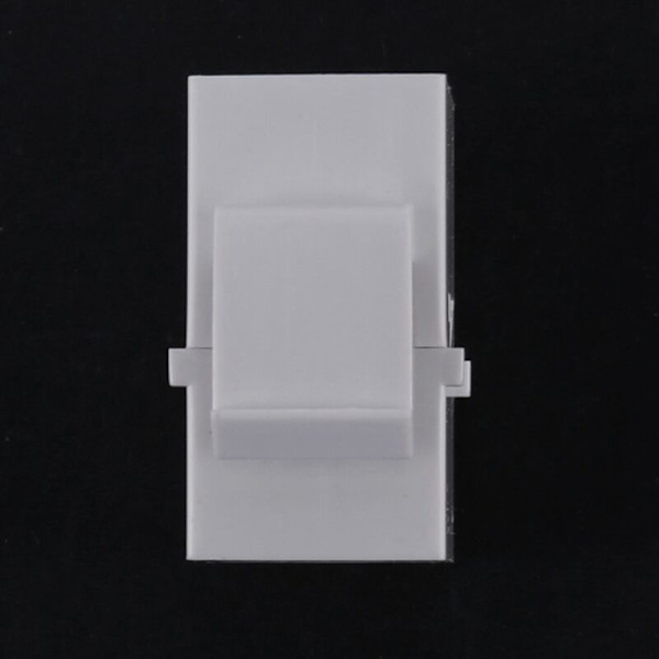 RJ45-kontakt Cat6 RJ45-forlengelseskobling Nettverk Ethernet LAN 6 koblingskontakter Utvid adapter (hvit)