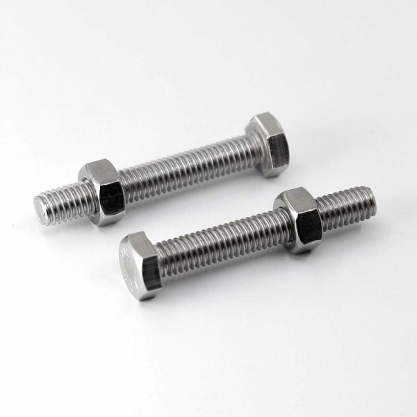 M6 x 50mm 20PCS Hex Socket Bolts 304 Rustfritt Stål Ytre Hjørne Hex Skrue, Hex Bolter og Muttere Sett