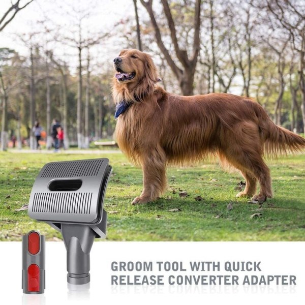 Hundvårdssats för Dyson V15 V11 V10 V8 V7 V6 dammsugare med snabbkopplingsadapter