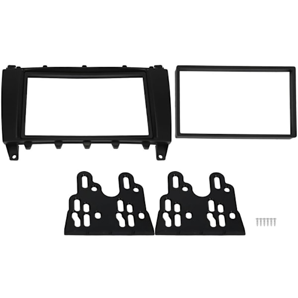 Car Radio Refitting Fairing 2Din Panel Frame Kit for C-CLASS W203 -Class C209 2005-2009