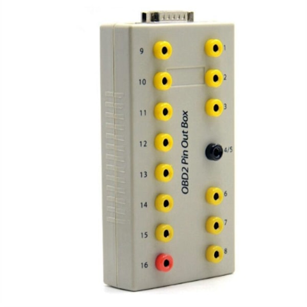 OBDII OBD2 Breakout Box Bilutbrytningsprotokolldetektor Auto Can Test Automotive Connector Detector(B)