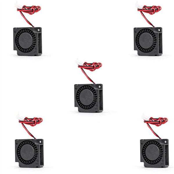 10 stk 30mm 24V Blåser 3010 Avtrekksvifte Uten 2-pins 30 x 10mm for 3D-skriver