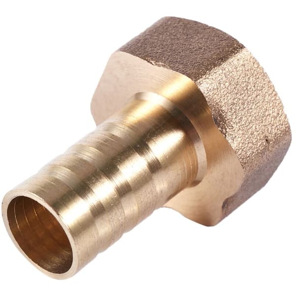 12 mm slangebarb 1/2BSP adapterkonnektor gevindforbindelse guld