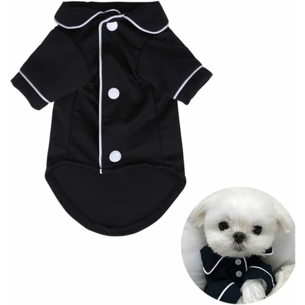 Dog Shirt for Teddy Dogs (XS, Black)-