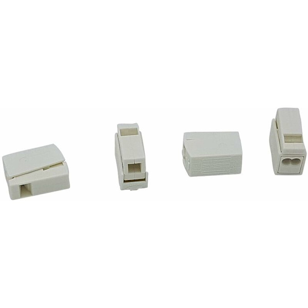 100 TERMINALER FÖR BELYSNINGSLAMPOR 3 INGÅNGAR 0,5-2,5MM² - 224-112