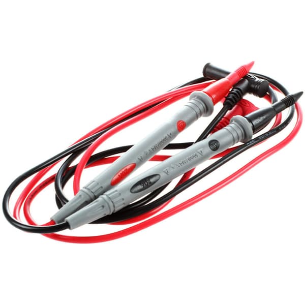 1 par digitalt multimeter 1000V 20A Universal testledning kabel probe rød + sort