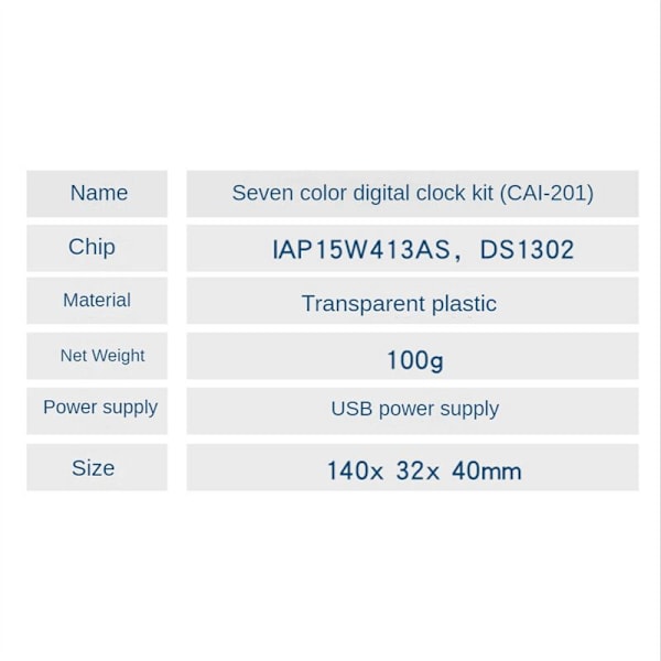 DIY Kit LED Digital Elektronisk Alarmur Lodde Fire til at Lave Reservedele