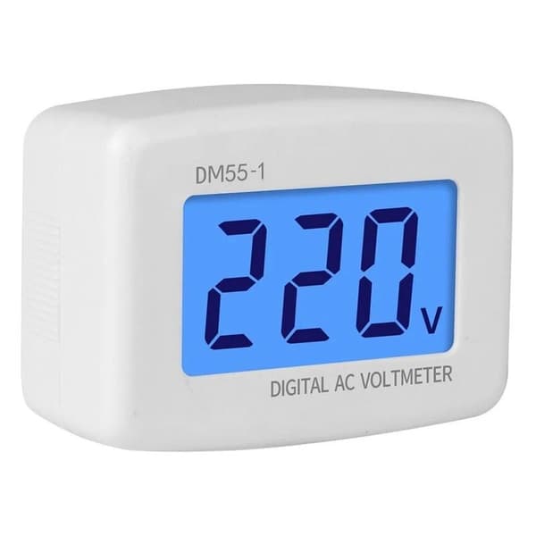 AC-mätsockel typ DM55-1 110V-220V digital AC LCD digital display voltmeter