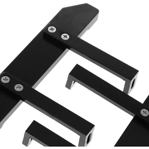 Metal Pedal Side Plate Slider MN D90 MN-90 MN98 MN99 MN99S 1/12 RC-autolle - Parannus- ja lisäosat - Hopea