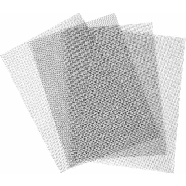 4-pack 304 Rostfritt Stål Vävd Tråd 20 Maskor Metall Gnagare och Insektsskydd för Fönster, Dörrar, Filter, 12\" x 8\" (4)
