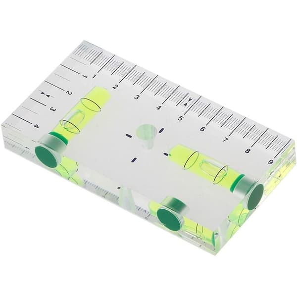 Hög precision mini transparent tvåvägs magnetisk vattenpass