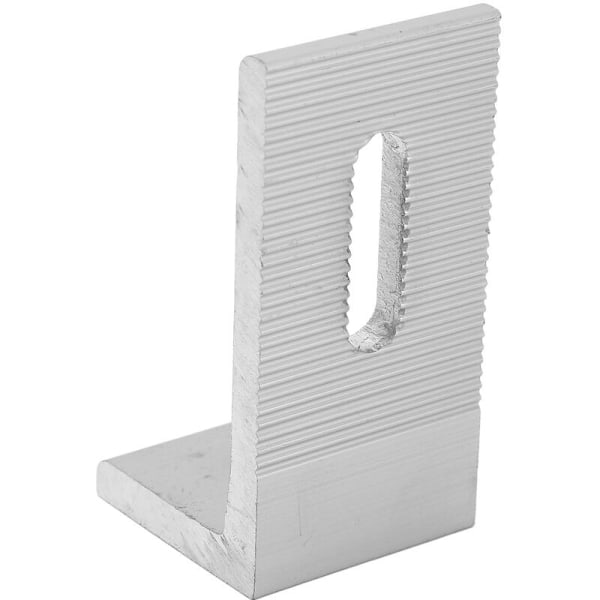 10 st Aluminiumlegering Solpanel Monteringsfäste L-fot för Tak PV-system