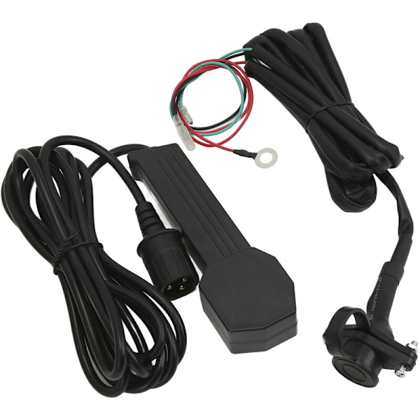 12V Handhållen Vinsch Fjärrkontroll med 9ft Kabel Vattentät Elektrisk Manuell för ATV UTV