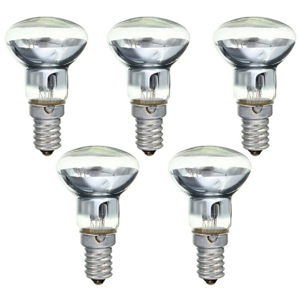 Udskiftning Lava Lampe E14 R39 30W Skrue-i Spotlight Pære Klar Reflektor Spot Glødepærer Lava Pærer 5 Stk