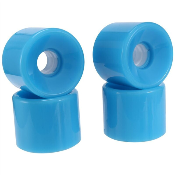 4 stk./sæt 60x51mm Cruiser Skateboardhjul PU Hjul Longboard Cruiser Hjul, Blå