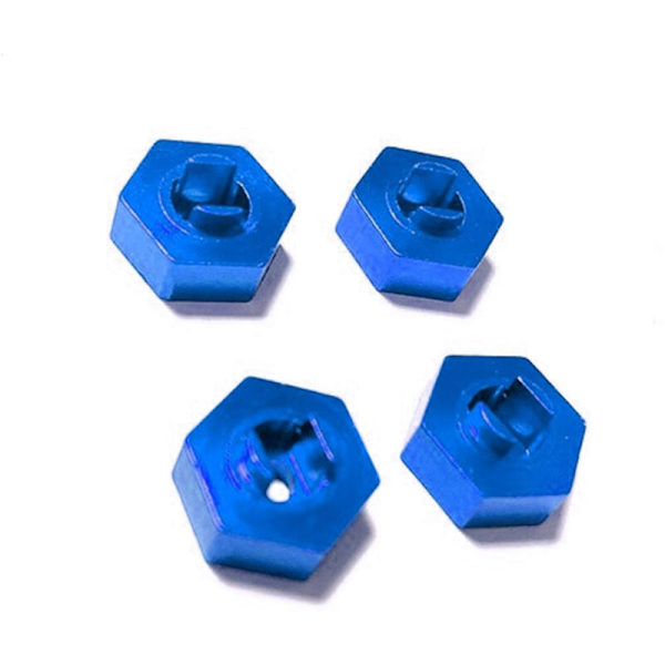 4 kpl metallipyörän kuusiokulma-adapteria LaTrax Teton 1/18 RC-autoon, päivitystarvikkeet, 2