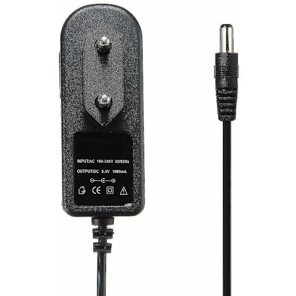 8,4V 1A smart oplader til 7,4V 7,2V Li-ion Li-po batteri, auto-sluk