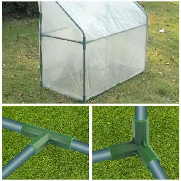20 stk. Sterke Hage Rammeforbindelser for Drivhus og Planter 11mm
