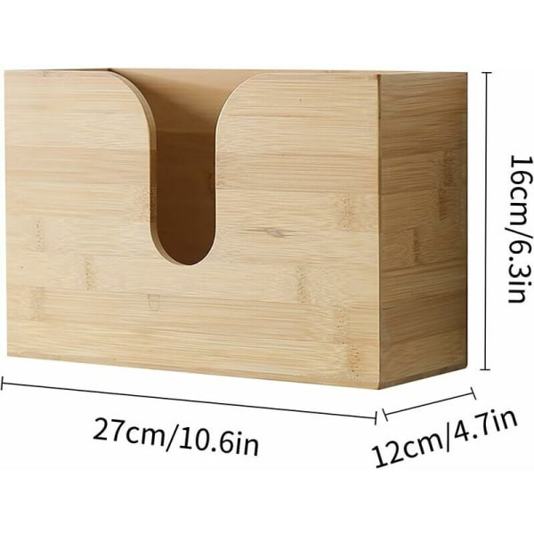 Handduksdispenser, multifunktionell väggmonterad handdukshållare, hopfällbar handduksdispenser multifold handdukar tissuebox (S)