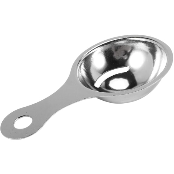 Stainless Steel Egg Yolk Separator White Separator Egg Sieve Device Mini Kitchen Utensils (13x7x2.8cm)