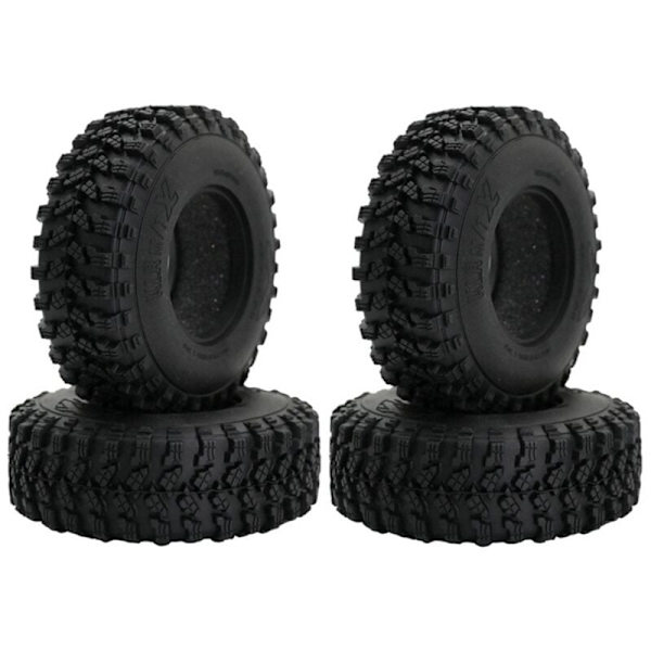 4 st 106 mm 1,9 gummihjulsdäck för 1/10 RC Crawler Car TRX4 D90 Axial SCX10 II III Redcat