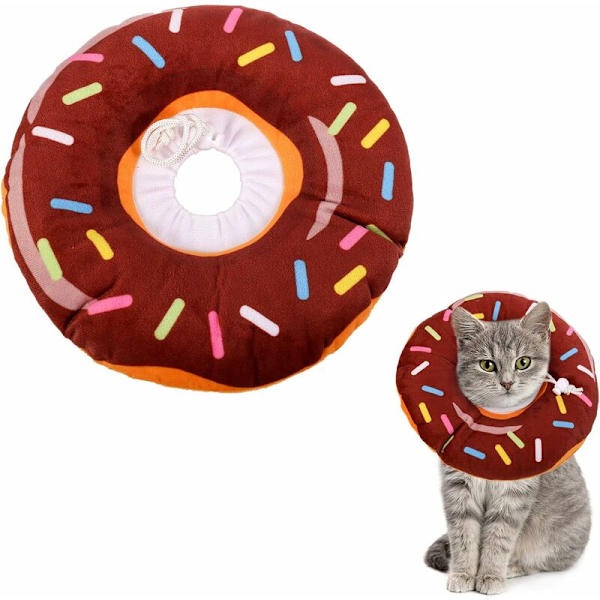 Kattekrave (XS, Brun Donut)-