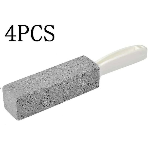 Dhrs Pumice WC-puhdistin 4 kpl kahvalla - WC-puhdistuskivi yhteensopiva