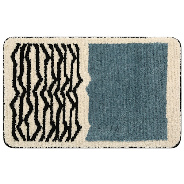 Skridsikker bademåtte, køkken badeværelse brusebad måtte blød mikrofiber hurtig tør vandabsorberende maskinvaskbar（40x60cm）