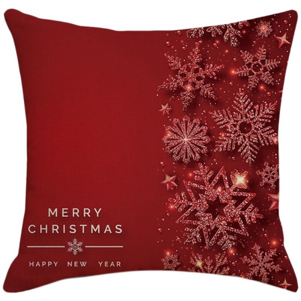 Allt från jul kudde tomten plats dekor till örngott kuddfodral för soffa bil 45X45 cm B
