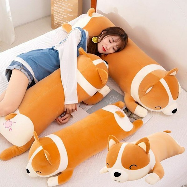 Corgi-koiran suuri jättimäinen Squishmallow -pehmolelu tyyny täytetty eläin